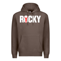 Coffee boxer r o c k y Premium Hoodie - DesignPulse