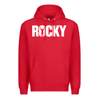 Red boxer r o c k y Premium Hoodie - DesignPulse