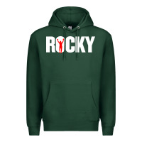 Sports Green boxer r o c k y Premium Hoodie - DesignPulse