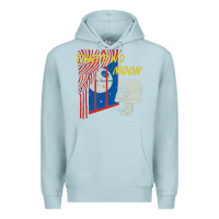 Blue Mist that's no moon Premium Hoodie - DesignPulse