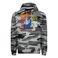 Slate Camo that's no moon Premium Hoodie - DesignPulse