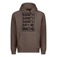 Coffee boogity lets go racing Premium Hoodie - DesignPulse