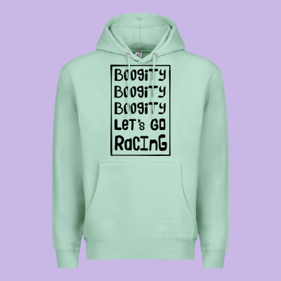 Boogity Lets Go Racing Premium Hoodie Designed By Designpulse