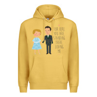 Antique Gold sound of music - loving me Premium Hoodie - DesignPulse