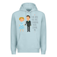 Blue Mist sound of music - loving me Premium Hoodie - DesignPulse
