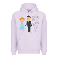 Lilac sound of music - loving me Premium Hoodie - DesignPulse