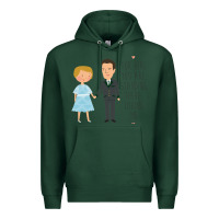 Sports Green sound of music - loving me Premium Hoodie - DesignPulse