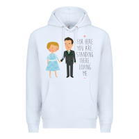 White sound of music - loving me Premium Hoodie - DesignPulse