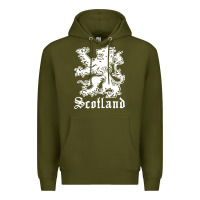 Army Green youth scotland Premium Hoodie - DesignPulse