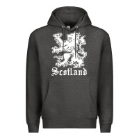Charcoal Heather youth scotland Premium Hoodie - DesignPulse