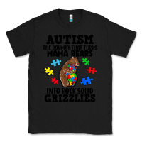 Black Autism grizzlies Classic Tee - FaDigitalArtStudio