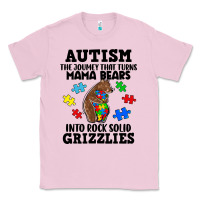 Bubblegum Pink Autism grizzlies Classic Tee - FaDigitalArtStudio