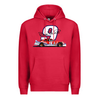 Cardinal Bill Elliott 1988 Winston Cup 9 Stock Car  Classic Premium Hoodie - DesignPulse