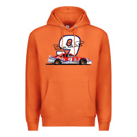 Carrot Bill Elliott 1988 Winston Cup 9 Stock Car  Classic Premium Hoodie - DesignPulse