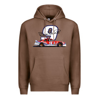 Chestnut Bill Elliott 1988 Winston Cup 9 Stock Car  Classic Premium Hoodie - DesignPulse
