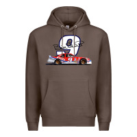 Coffee Bill Elliott 1988 Winston Cup 9 Stock Car  Classic Premium Hoodie - DesignPulse