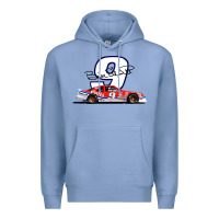 Colony Blue Bill Elliott 1988 Winston Cup 9 Stock Car  Classic Premium Hoodie - DesignPulse
