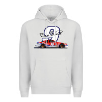 Dove Grey Bill Elliott 1988 Winston Cup 9 Stock Car  Classic Premium Hoodie - DesignPulse