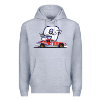 Heather Grey Bill Elliott 1988 Winston Cup 9 Stock Car  Classic Premium Hoodie - DesignPulse
