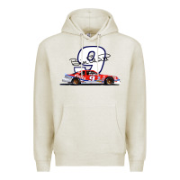 Oatmeal Heather Bill Elliott 1988 Winston Cup 9 Stock Car  Classic Premium Hoodie - DesignPulse