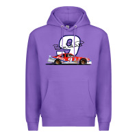Purple Bill Elliott 1988 Winston Cup 9 Stock Car  Classic Premium Hoodie - DesignPulse