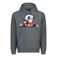 Rock Bill Elliott 1988 Winston Cup 9 Stock Car  Classic Premium Hoodie - DesignPulse