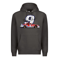 Smoke Bill Elliott 1988 Winston Cup 9 Stock Car  Classic Premium Hoodie - DesignPulse