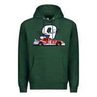 Sports Green Bill Elliott 1988 Winston Cup 9 Stock Car  Classic Premium Hoodie - DesignPulse