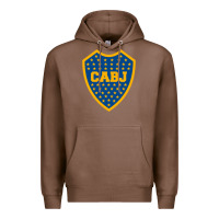 Chestnut Boca Juniors Premium Hoodie - DesignPulse