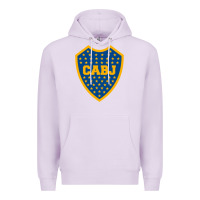 Lilac Boca Juniors Premium Hoodie - DesignPulse