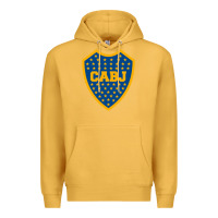 Mustard Boca Juniors Premium Hoodie - DesignPulse