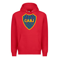 Red Boca Juniors Premium Hoodie - DesignPulse