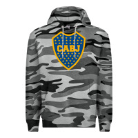 Slate Camo Boca Juniors Premium Hoodie - DesignPulse