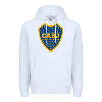 White Boca Juniors Premium Hoodie - DesignPulse