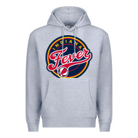 Heather Grey indiana,team,fever Premium Hoodie - DesignPulse