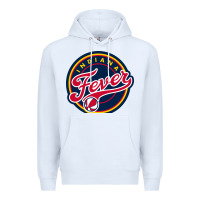 White indiana,team,fever Premium Hoodie - DesignPulse