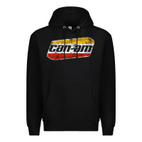 Black CANAM Vintage Original ATV UTV off road Gift Long Sleeve Premium Hoodie - DesignPulse