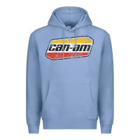 Colony Blue CANAM Vintage Original ATV UTV off road Gift Long Sleeve Premium Hoodie - DesignPulse