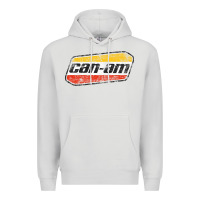 Dove Grey CANAM Vintage Original ATV UTV off road Gift Long Sleeve Premium Hoodie - DesignPulse