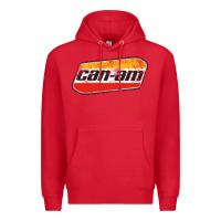 Red CANAM Vintage Original ATV UTV off road Gift Long Sleeve Premium Hoodie - DesignPulse