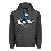 Charcoal Heather wichita thunder Premium Hoodie - DesignPulse