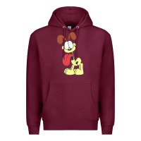 Burgundy odie the dog gift Premium Hoodie - DesignPulse