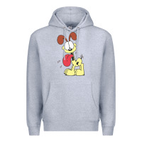Heather Grey odie the dog gift Premium Hoodie - DesignPulse