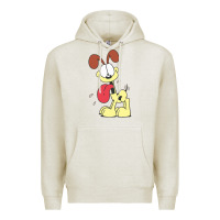 Oatmeal Heather odie the dog gift Premium Hoodie - DesignPulse