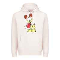 Pale Pink odie the dog gift Premium Hoodie - DesignPulse