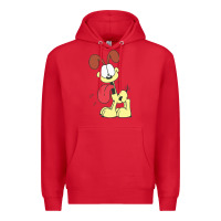 Red odie the dog gift Premium Hoodie - DesignPulse