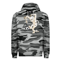 Slate Camo funny halloween soccer ball Premium Hoodie - DesignPulse