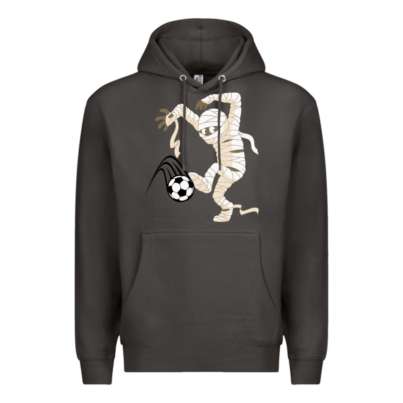 Funny Halloween Soccer Ball Premium Hoodie by DesignPulse | Teevron