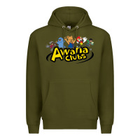 Army Green awa na awa ni clubs Premium Hoodie - DesignPulse