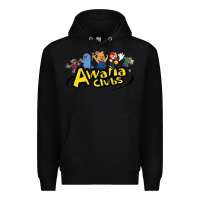Black awa na awa ni clubs Premium Hoodie - DesignPulse